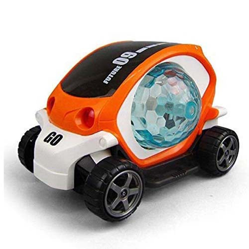 Toyvala Musical 09 Future Car BUMP ‘N’ GO Toy With 360 Degree Rotation & 4D Lights