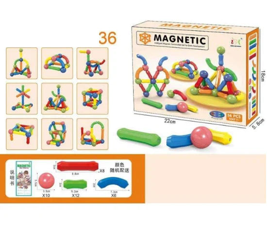Magnetic Building Blocks Toy Set for Kids
