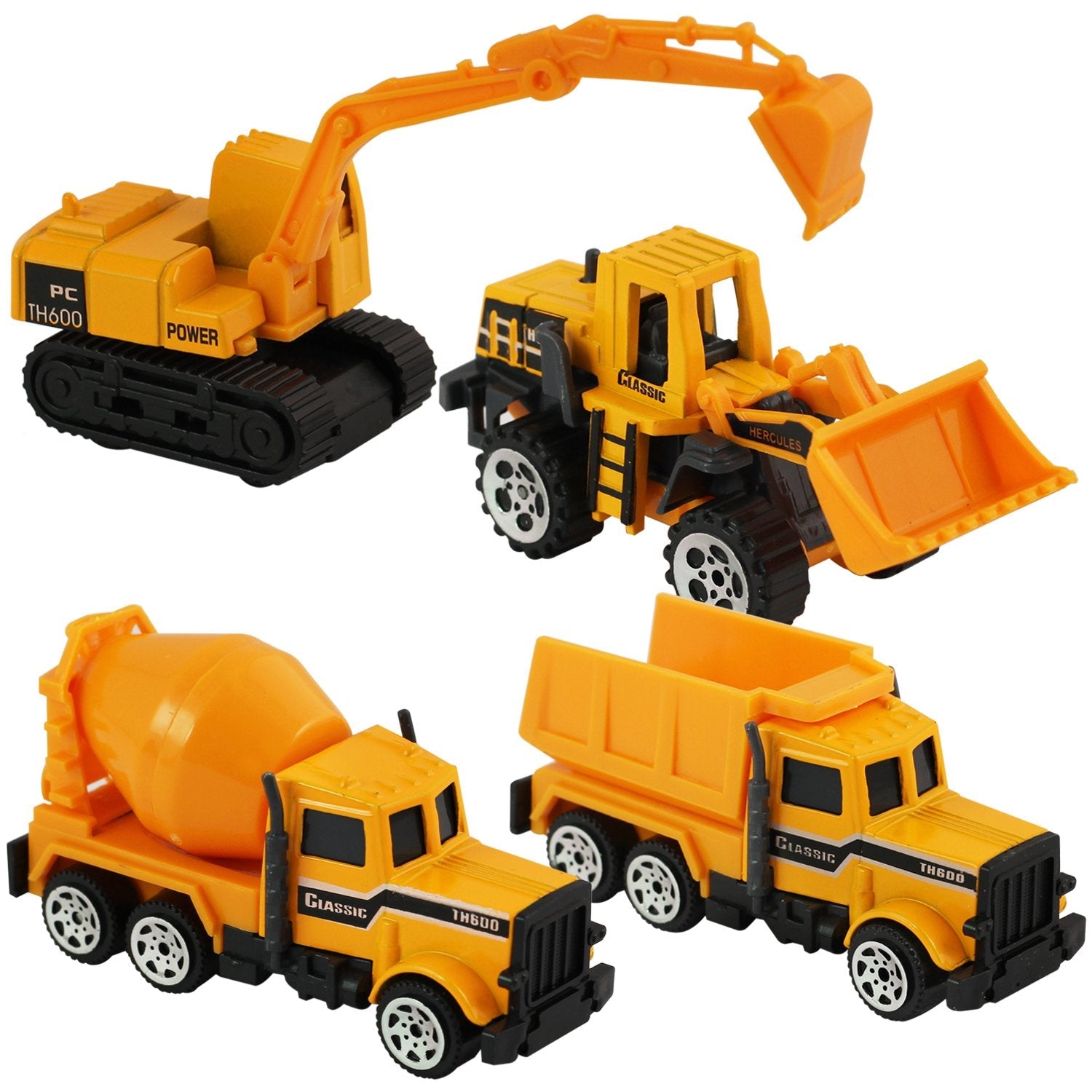 Construction Set of 4 Pcs,JCB