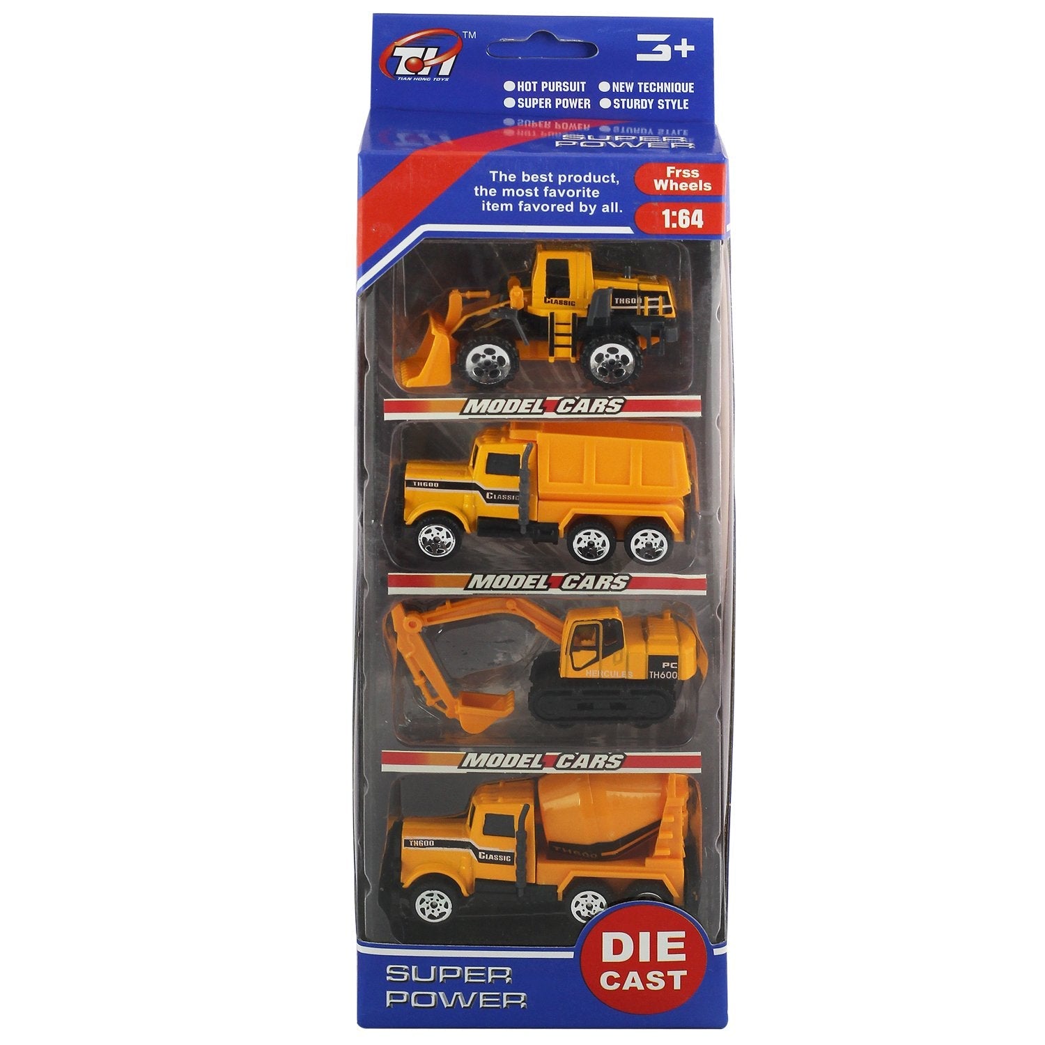 Construction Set of 4 Pcs,JCB