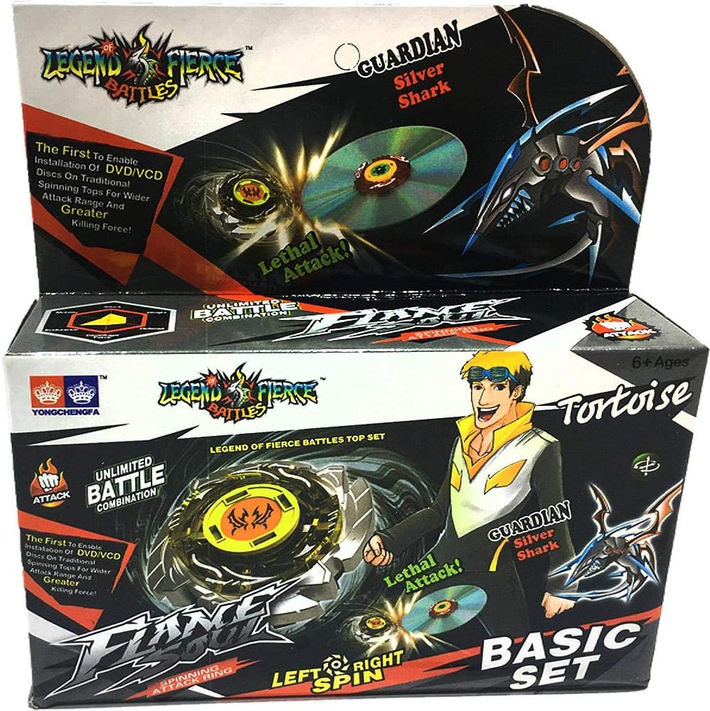 Legend of Fierce Battles Silver Shark Top Set