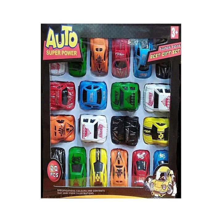 Mini Die Cast Racing Cars Gift Pack Set of 20
