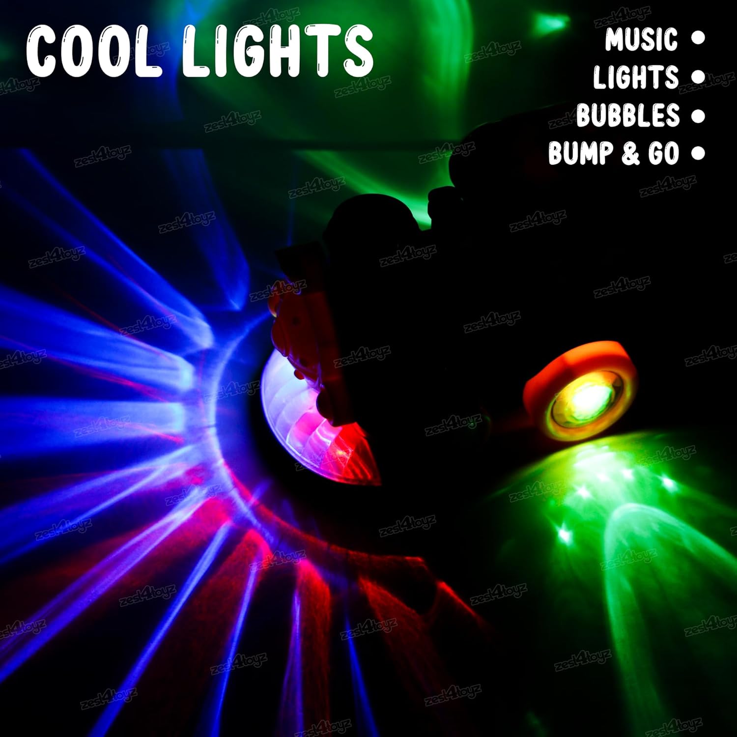 Toy Train 3D Colorful Zest 4 Toyz Bubble Making Toy Car Bubble BlowLights