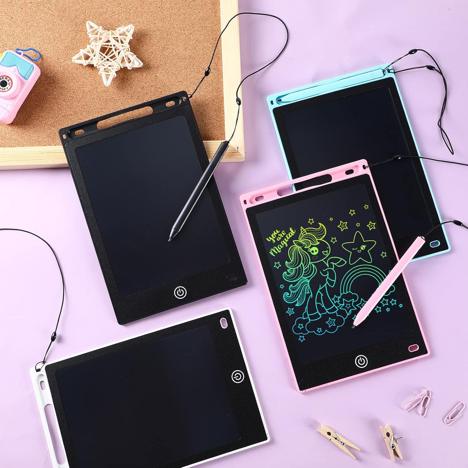 LCD Panel Colorful Writing Tablet