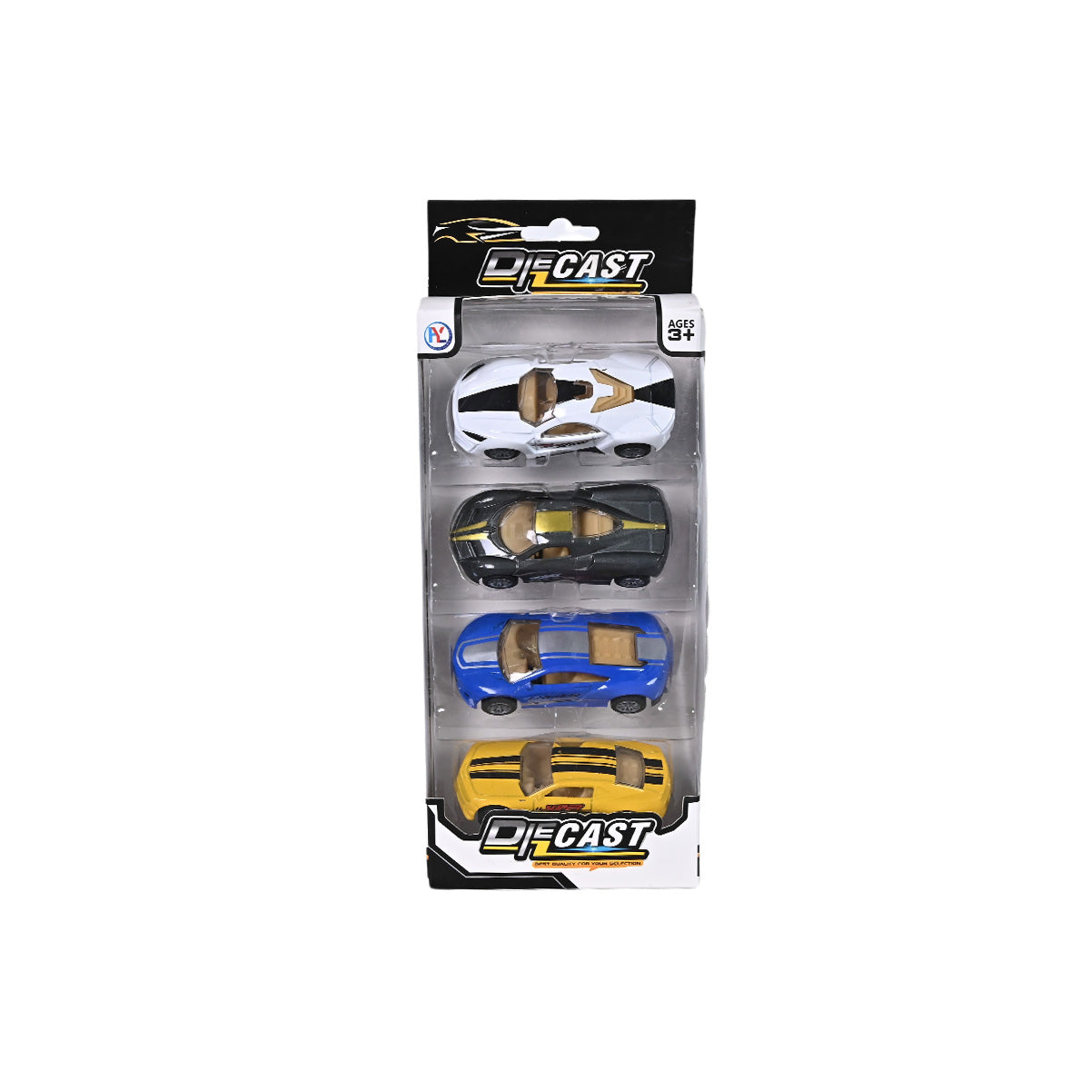 Die Cast Cars Play Set 4 Pcs