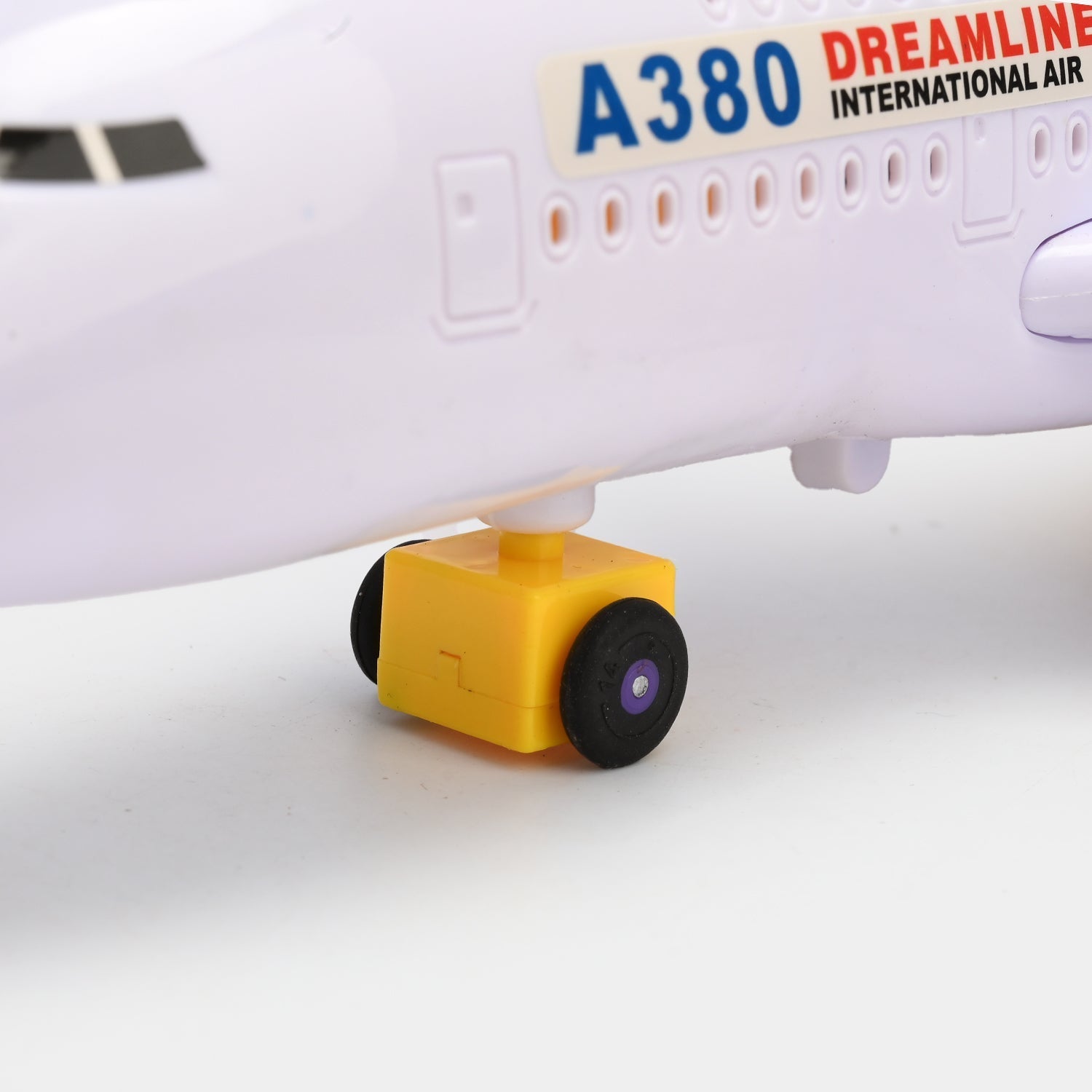 Airbus A380 Airplane With Electronic Flashing Lights & Music To