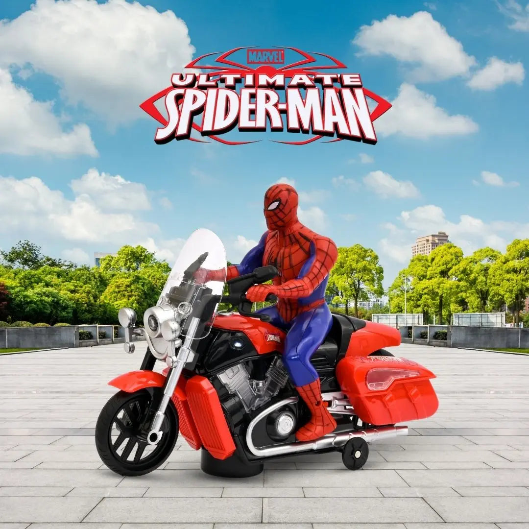 Spider Bike Toy With 3D Lights And Music