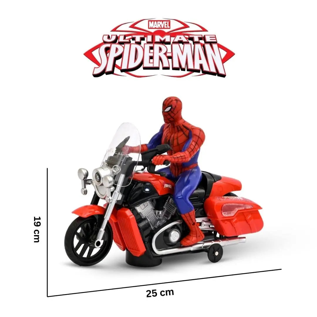 Spider Bike Toy With 3D Lights And Music