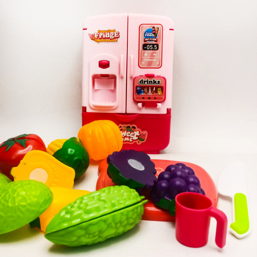 Sweet Time Kitchen Set with Frozen food & Fridge