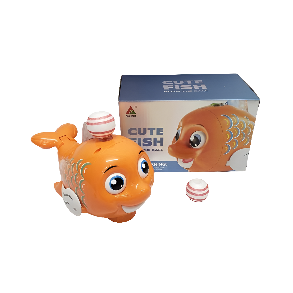 Cell Operated Fish With Light And Music Toy For Kids