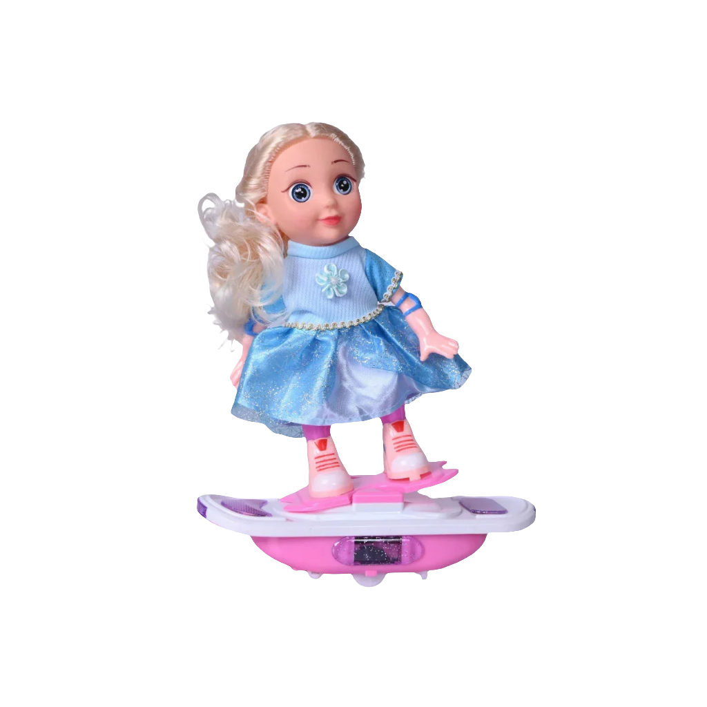 Musical Dancing Doll on Hoverboard with Lights for Girls