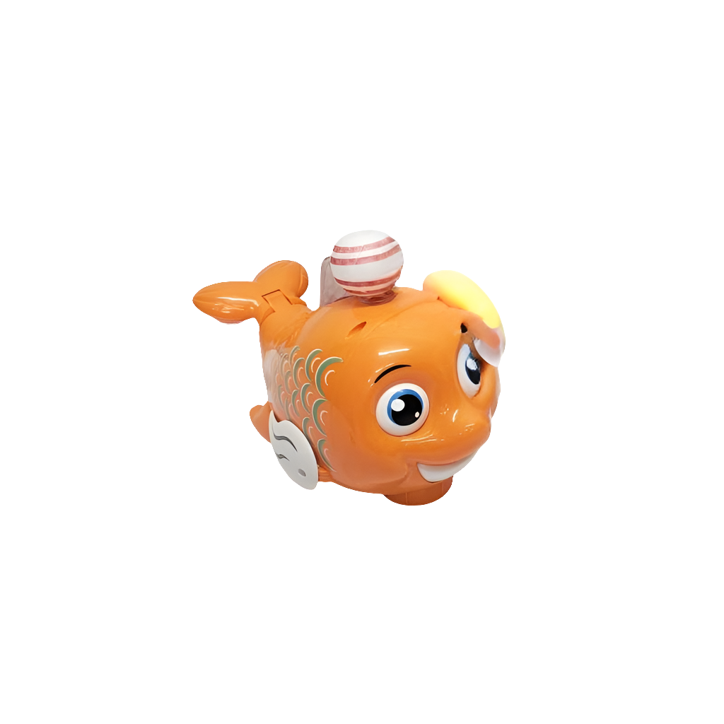 Cell Operated Fish With Light And Music Toy For Kids