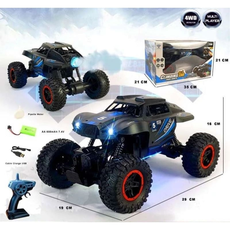 Remote Control Climbing Smoke Car With Light And Sound