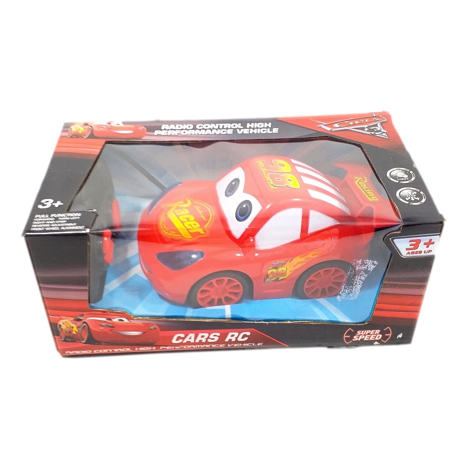 Lightning McQueen-style RC car