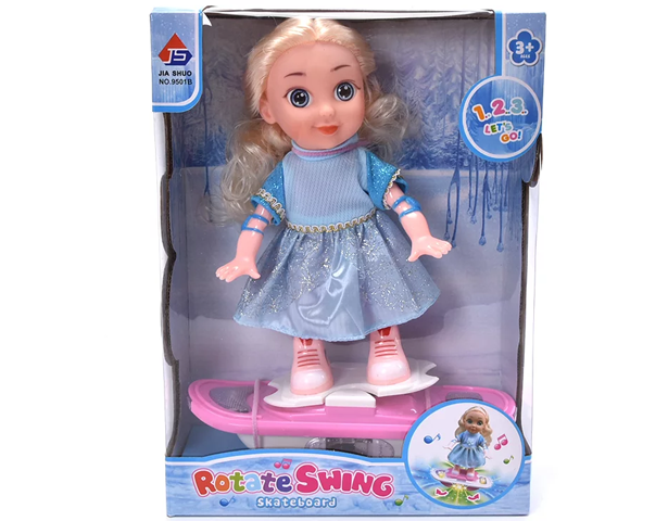 Musical Dancing Doll on Hoverboard with Lights for Girls